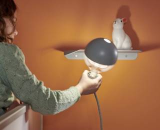 Grey Combo Magnetic lamp
